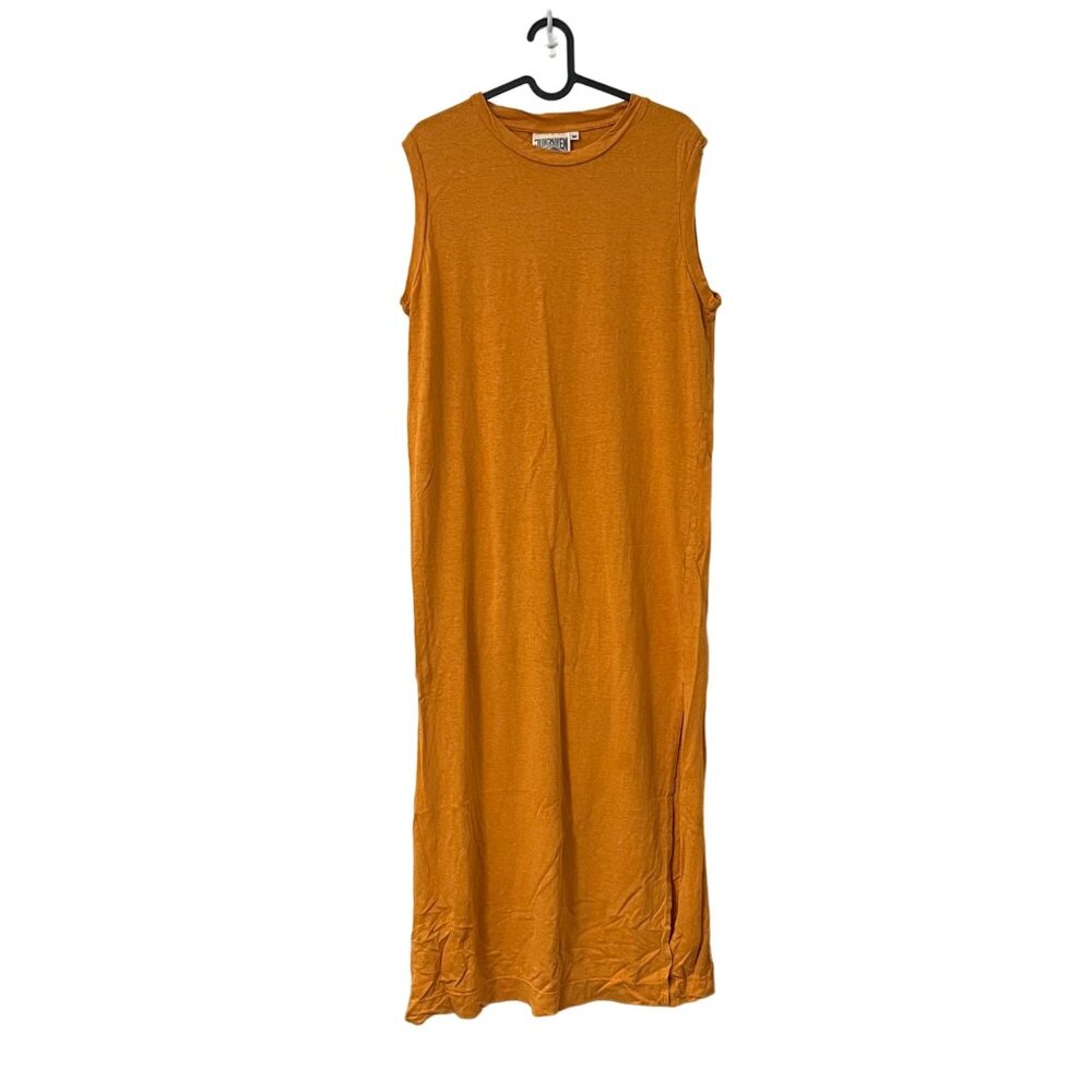 Jungmaven Women's Midi Dress in Mustard
